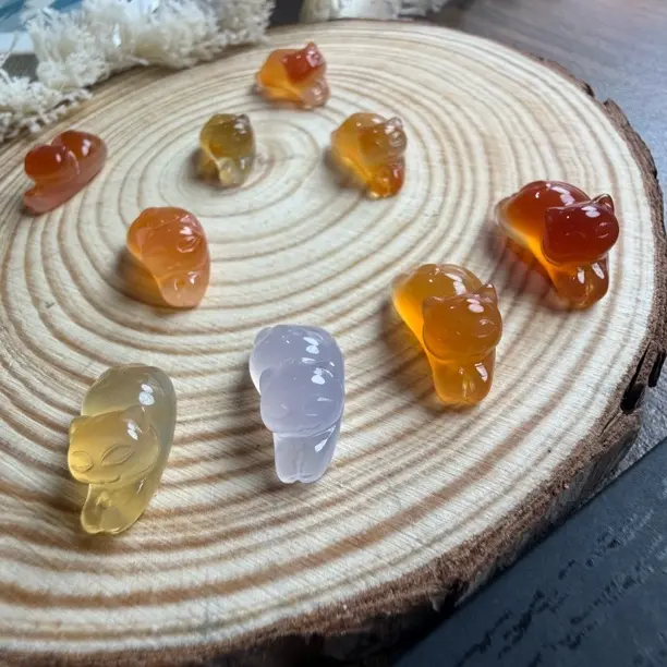 精雕爬爬猫设计时尚简约指环，多样选择（拍一发一）