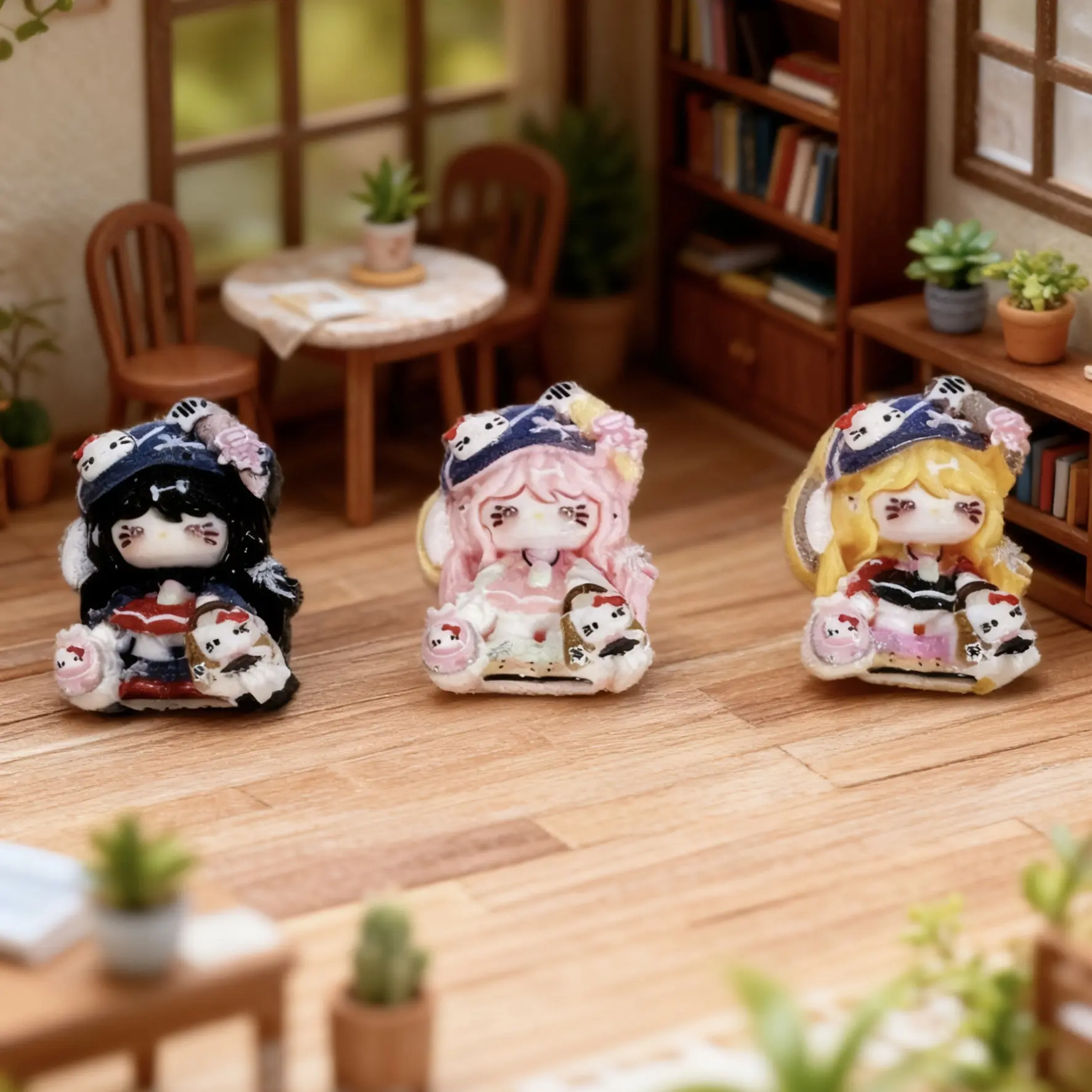 【栗猫酱定制福福】半立体平面厚卡高品质饰品配件diy