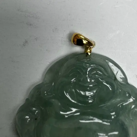 18K金扣头   佛公（佛公作为参考 发货不带佛公）尺寸为28 25 7mm 