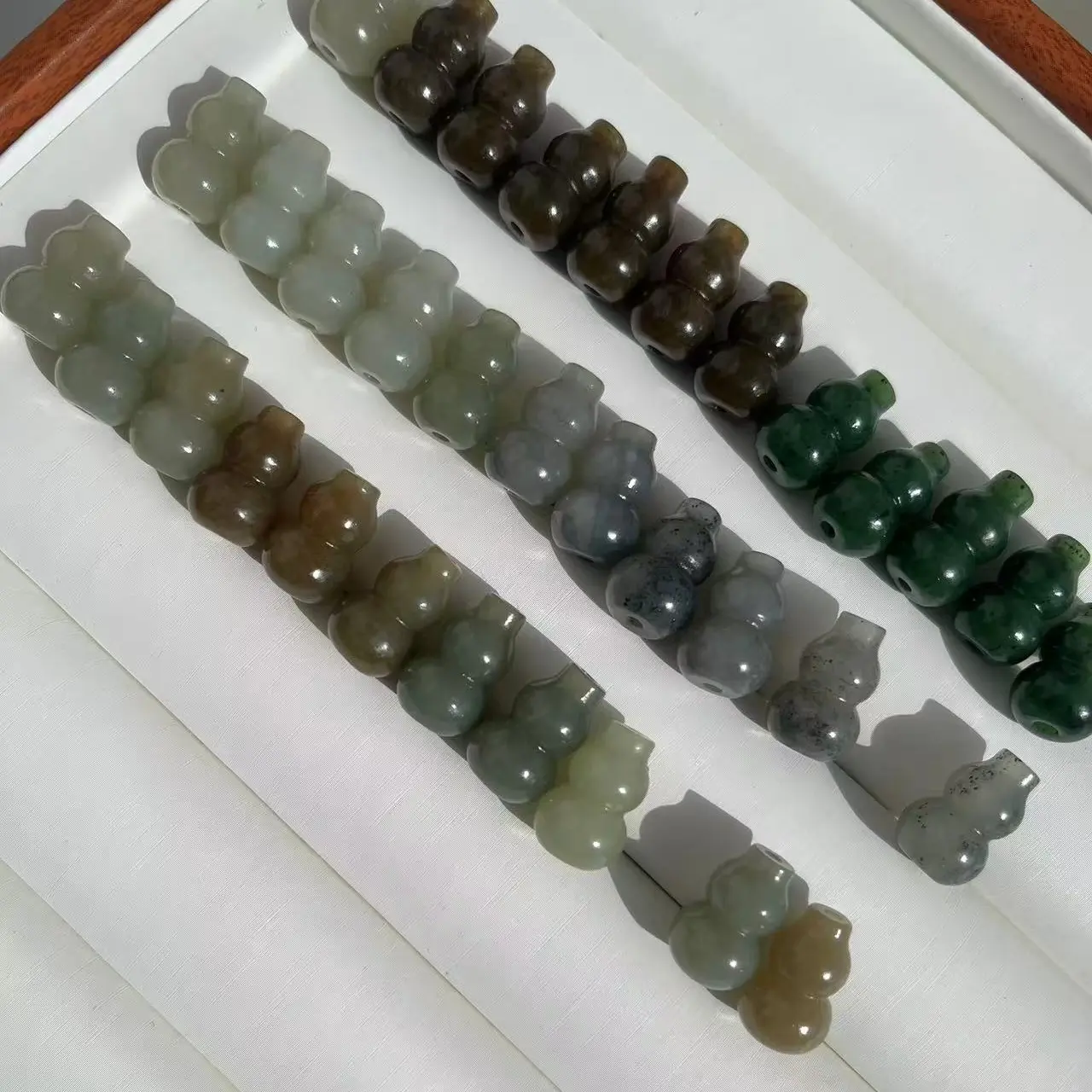 纯天然和田玉单珠小葫芦配饰，多样性发货拍一发一