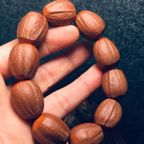 天然原皮手工打磨文玩男士橄榄核