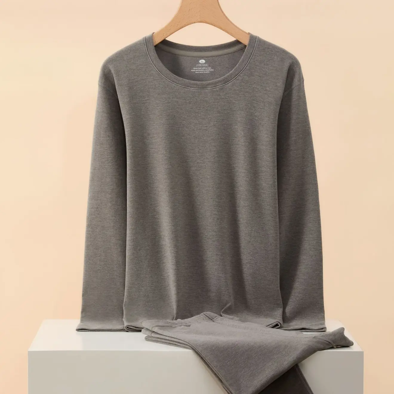 秋冬男士炫彩双面绒套装 暖肤1+1