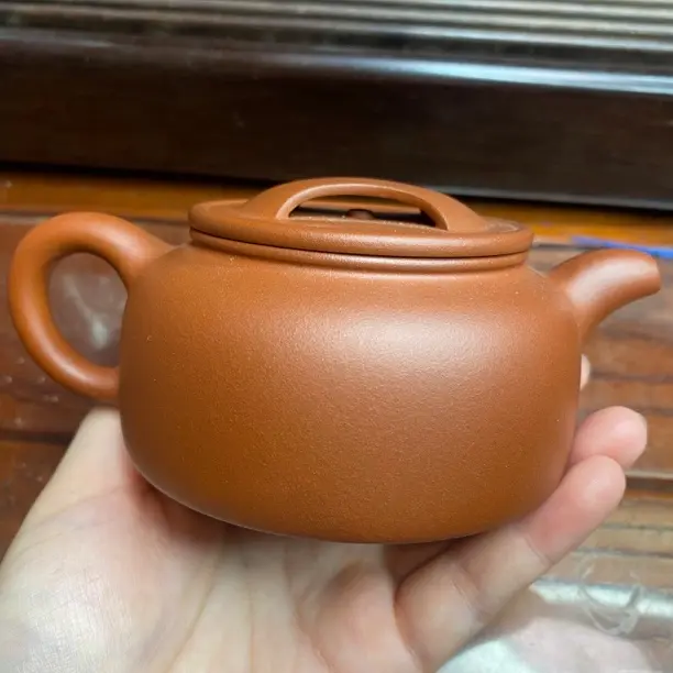 原矿零添加牛盖莲子壶泥壶泡茶壶茶具家用、宜兴原矿紫砂