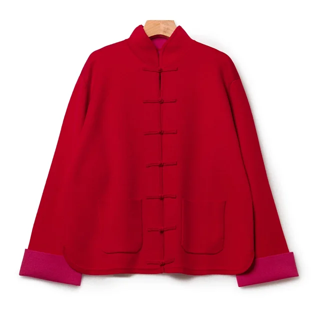 【霄霄形象美学】设计师款新中式款老钱中式国风开衫KS230268