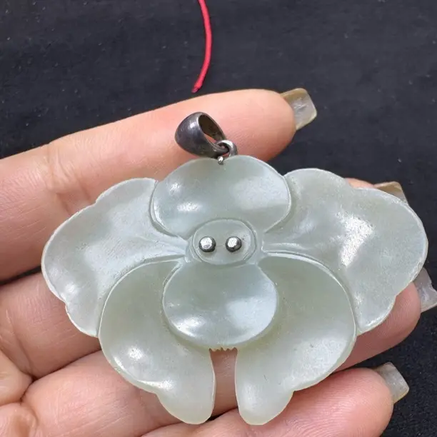 花帽正挂件古玩旧藏古玉玉器一物一图