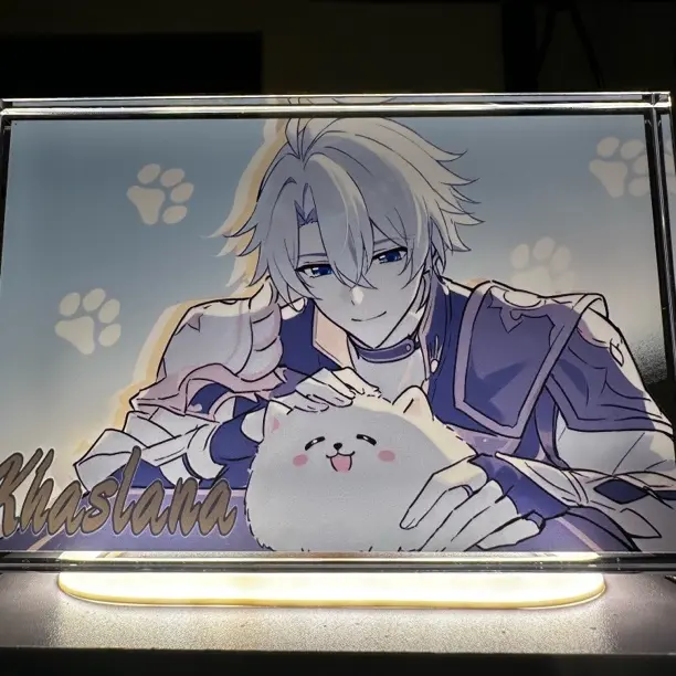 崩坏星穹铁道周边展览观赏纪念倒边倒角大尺寸水晶砖