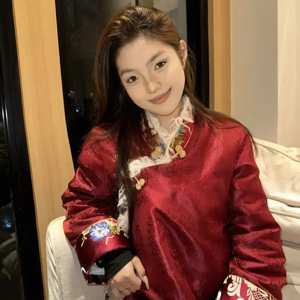 藏式冬季加绒加厚女士宽松摹本宽松版