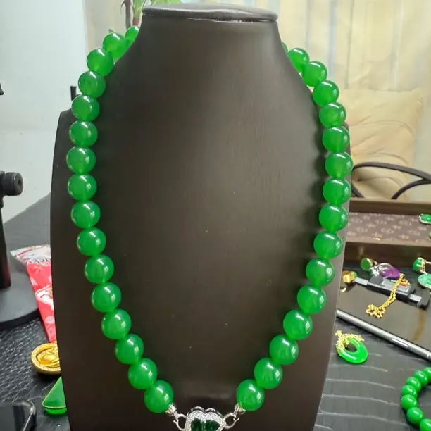 绿色14mm项链时尚