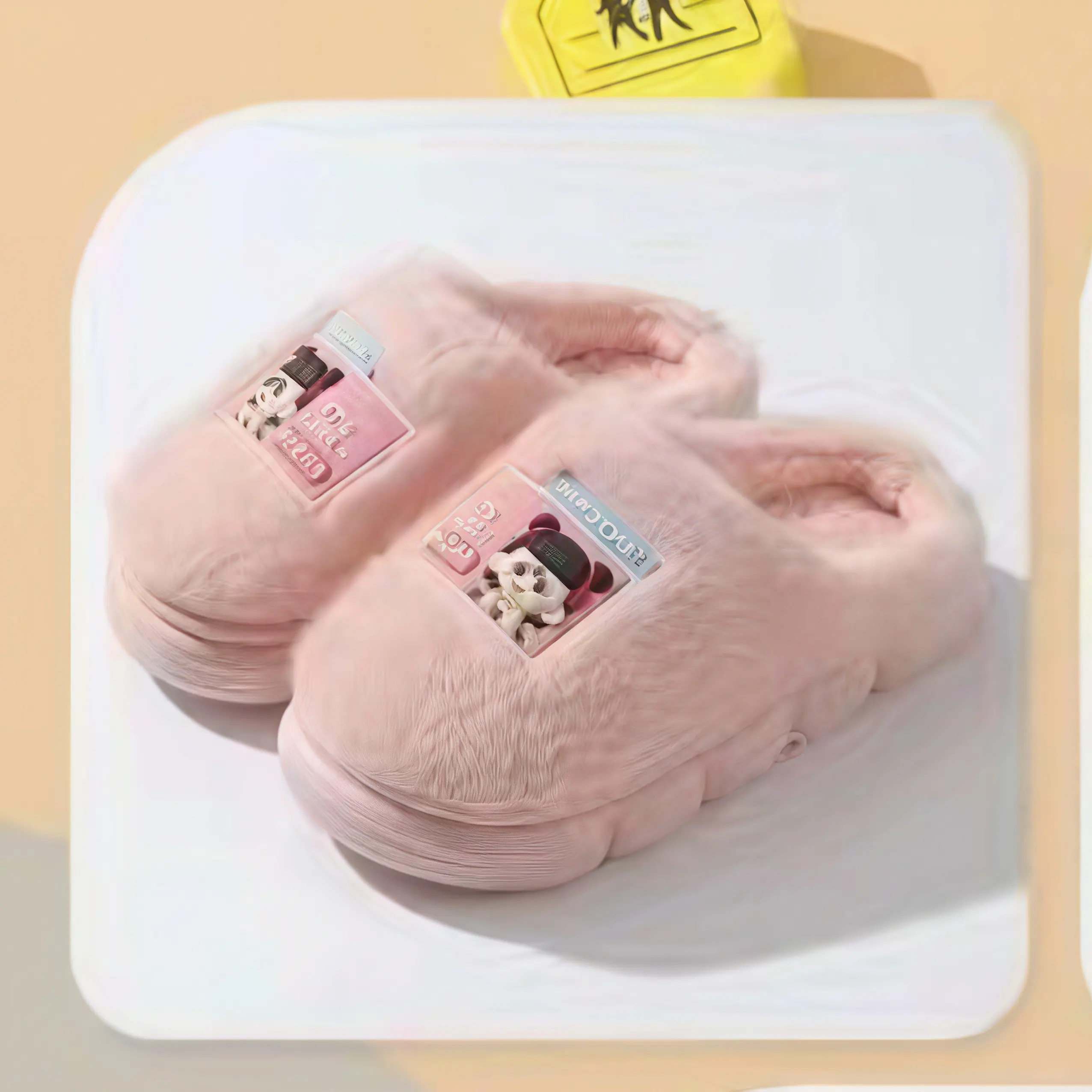 冬季情侣包跟棉拖鞋厚底保暖加绒防滑室内居家外穿防水