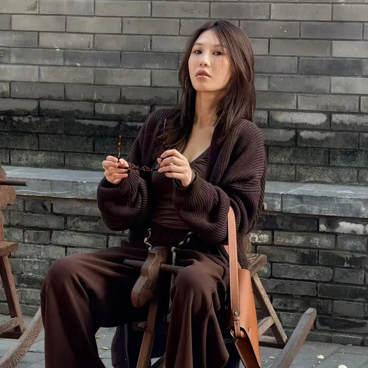 MOSSE ROOM 「慵懒都市」粗织高克重毛衣开衫外套