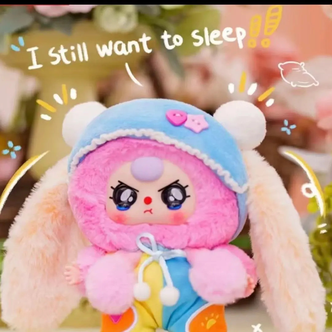 【新品】正版甜梦100体系列毛绒盲盒100%体潮玩礼物挂件