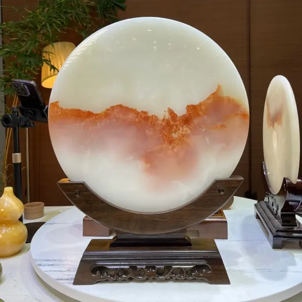 天然玉石摆件乔迁开业客厅办公室送礼桌面