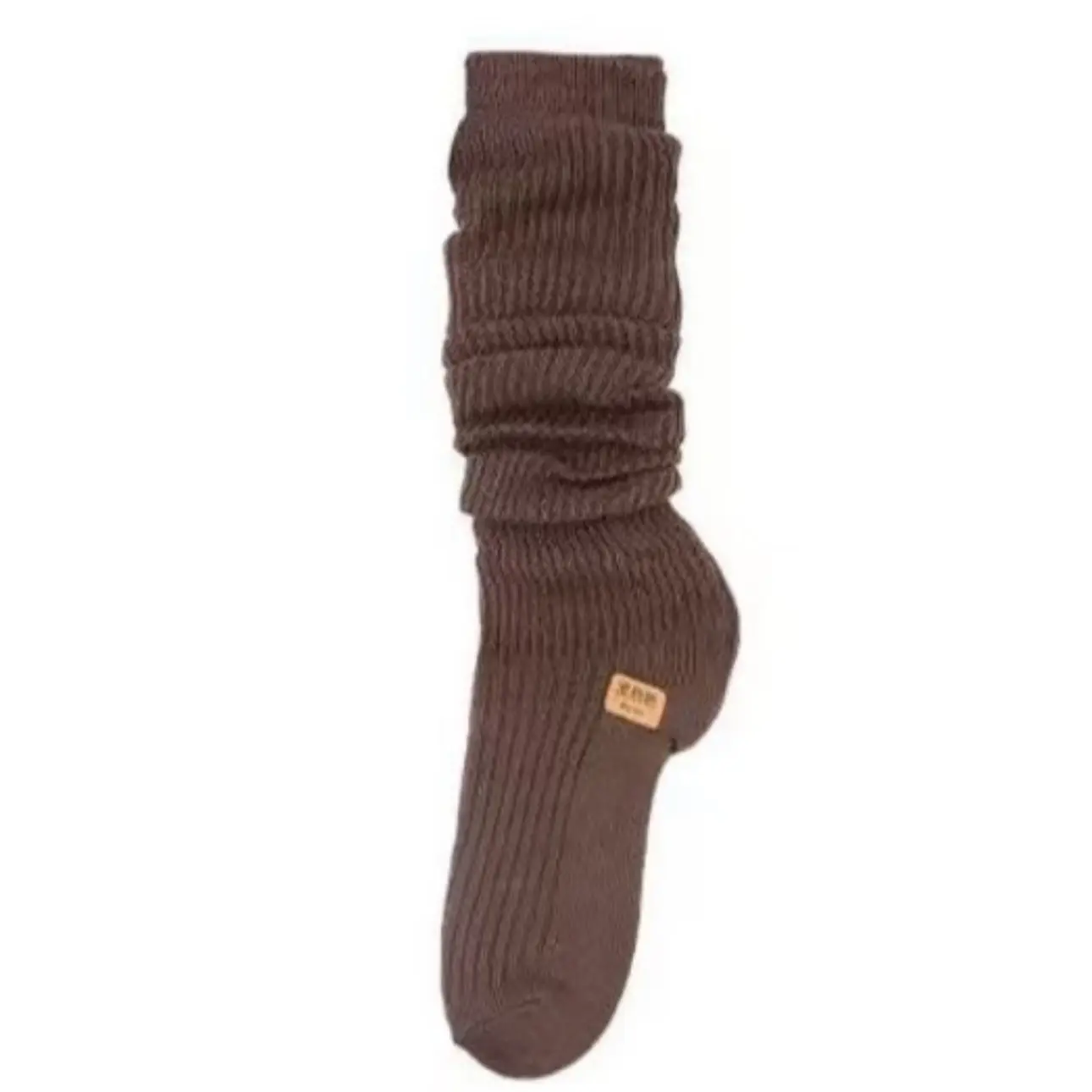 25冬季新款针织纯色百搭精致中筒堆堆袜