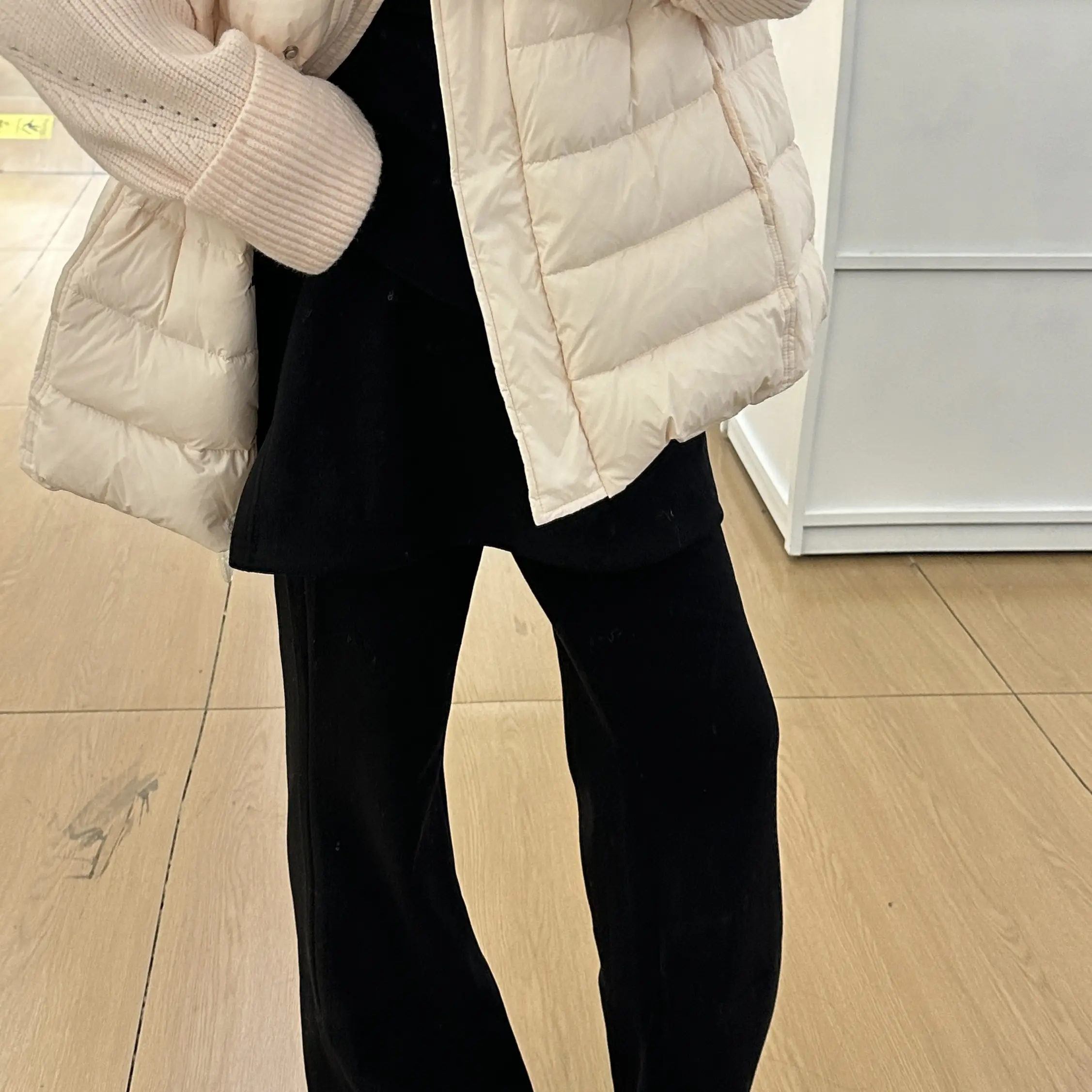 A·Y加绒羊绒屁帘裤