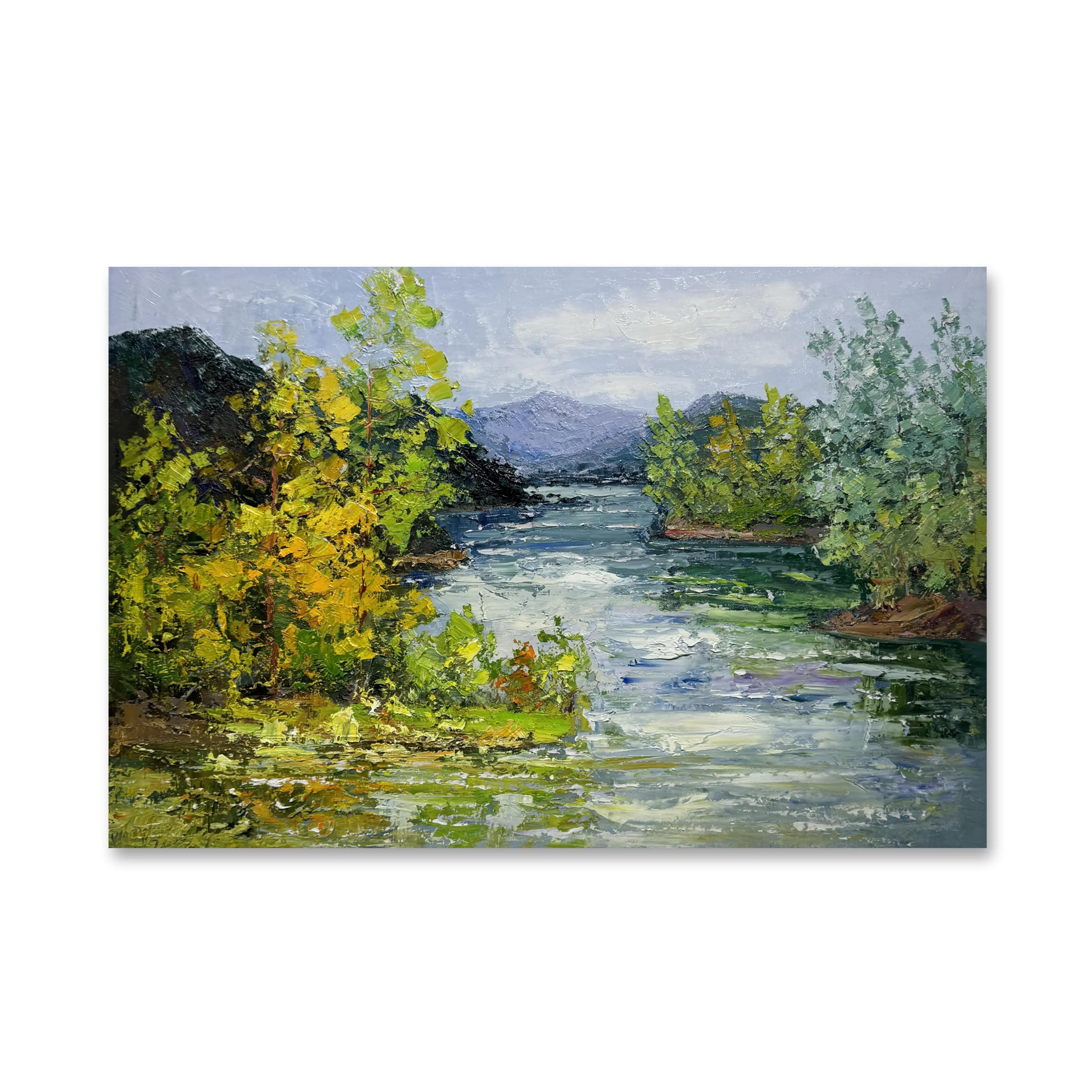 纯手绘风景油画用于客厅餐厅卧室书房装饰挂画