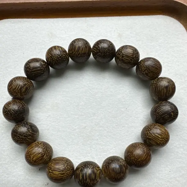 增香沉香木增香木老料圆珠单圈文玩手串男女盘玩收藏文玩饰品a11