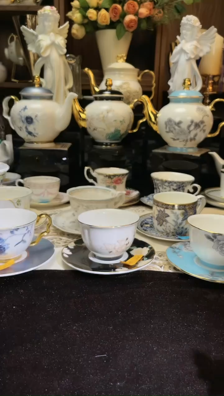 【闪购商品】骨瓷白色福利杯碟