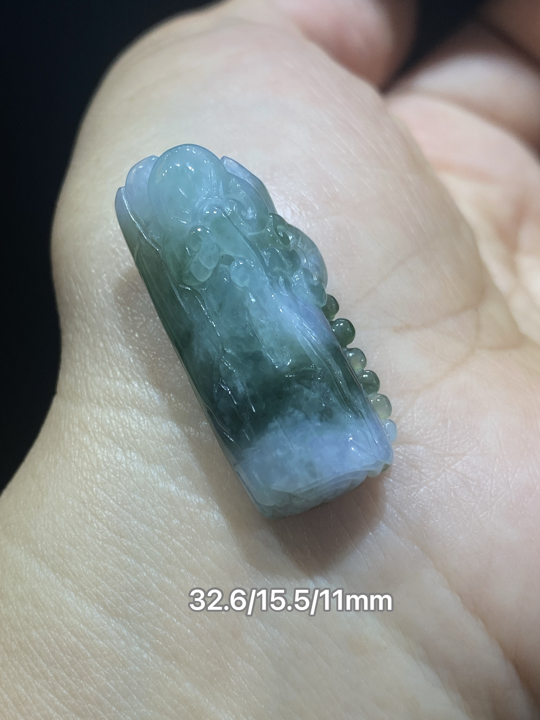 缅甸翡翠A货飘花黄翡枯木逢春吊坠挂件项链天然玉石精工雕刻包邮