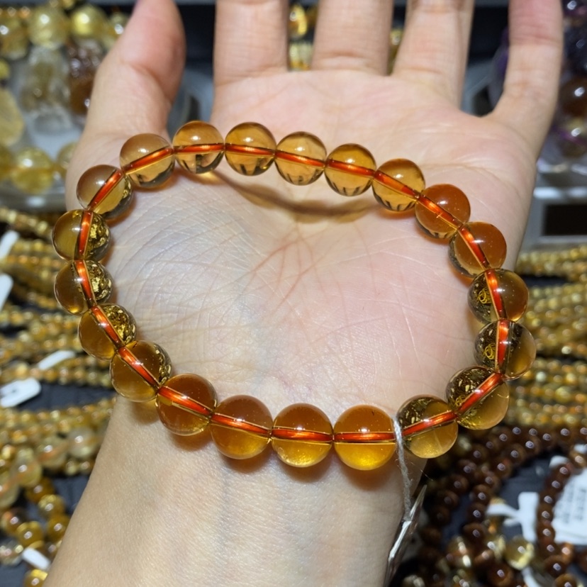 【闪购商品】黄晶手串未镶嵌