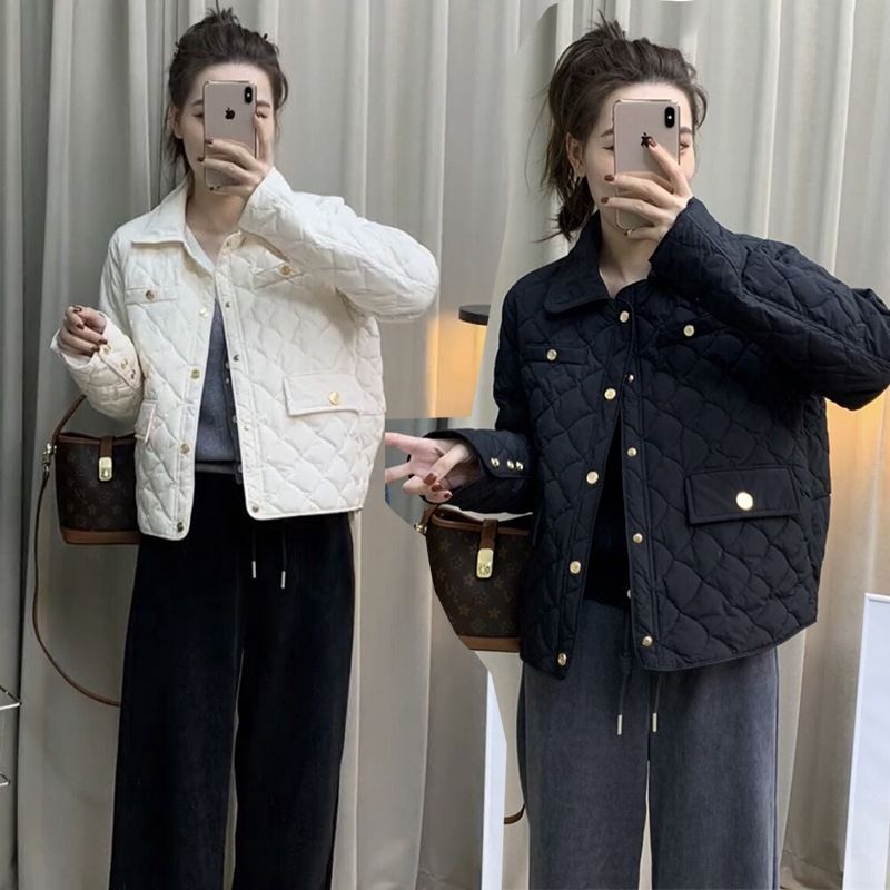 波司澄羽绒服短款轻薄羽绒棉服女2023年秋冬季新款时尚小香风小个