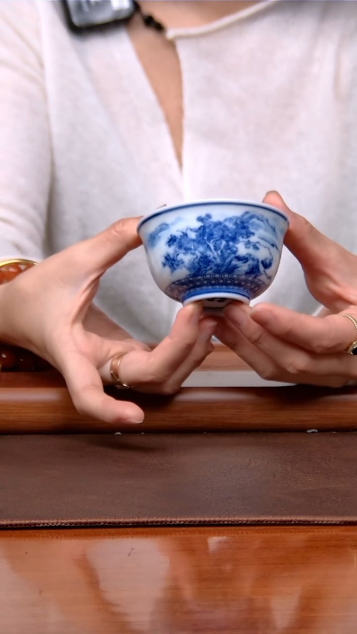 【闪购商品】瓷青花瓷杯
