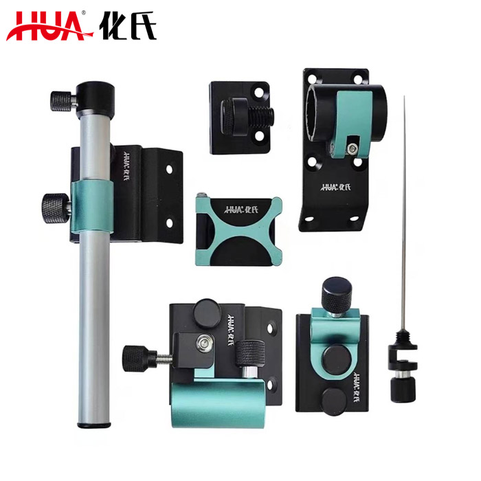 化氏钓箱配件湛卢新款包角六件套拉饵盒架炮台架鱼护架铝镁合金