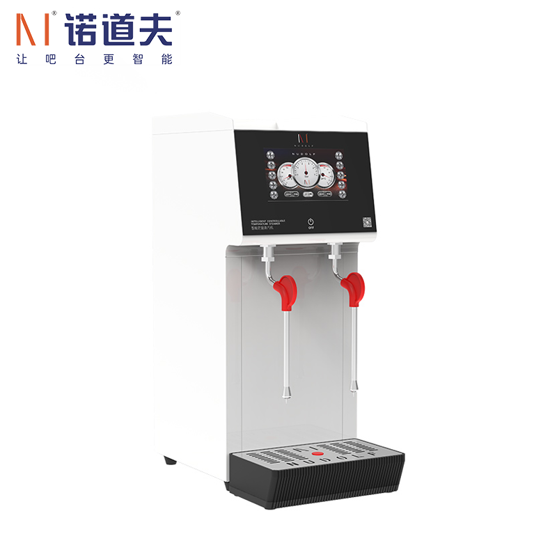 诺道夫nudolf全自动双头蒸汽机奶泡机咖啡机萃茶机 NDF-ZQ2