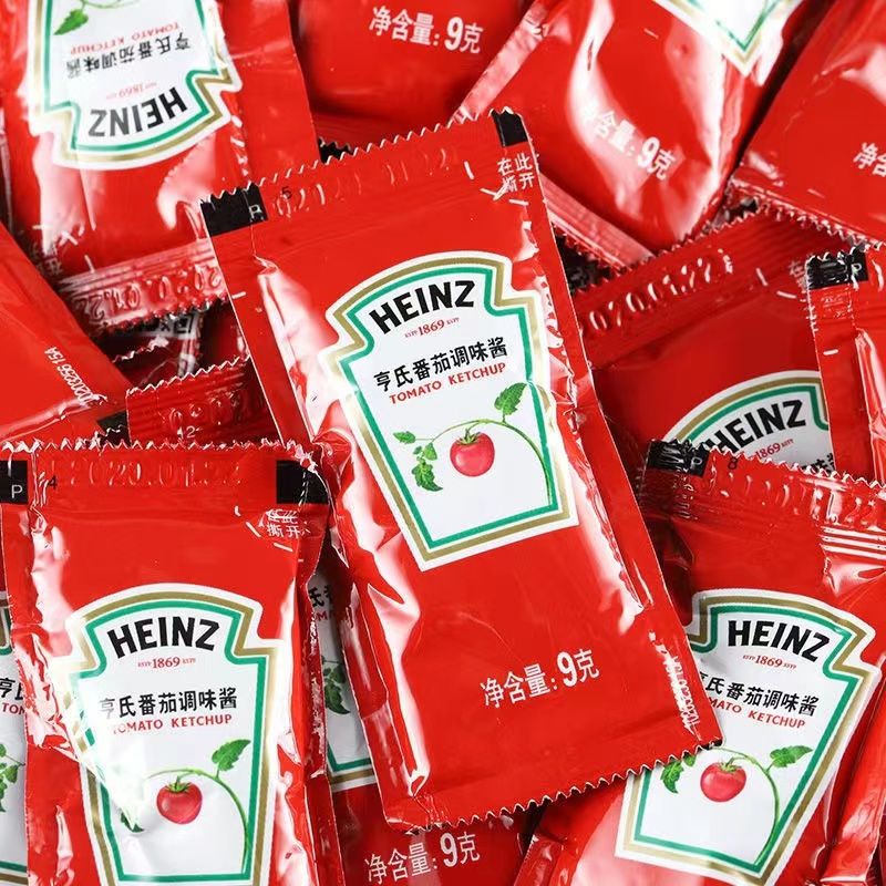 番茄酱酸甜家用小包装正品儿童炸鸡薯条番茄沙司袋装整箱批发