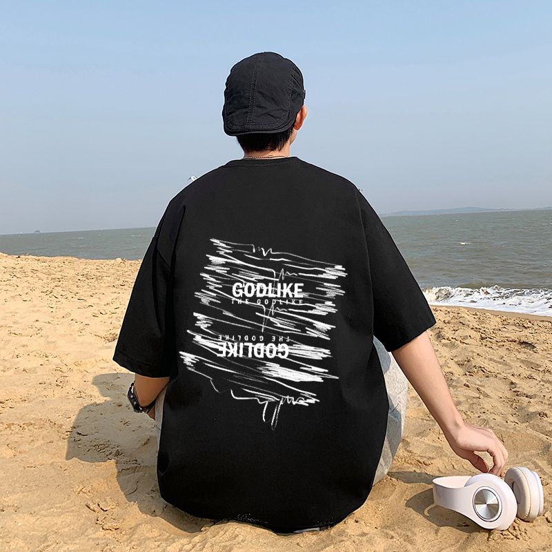 GODLIKE/古莱登男女同款夏季短袖T恤青少年纯棉短袖美式潮牌短袖