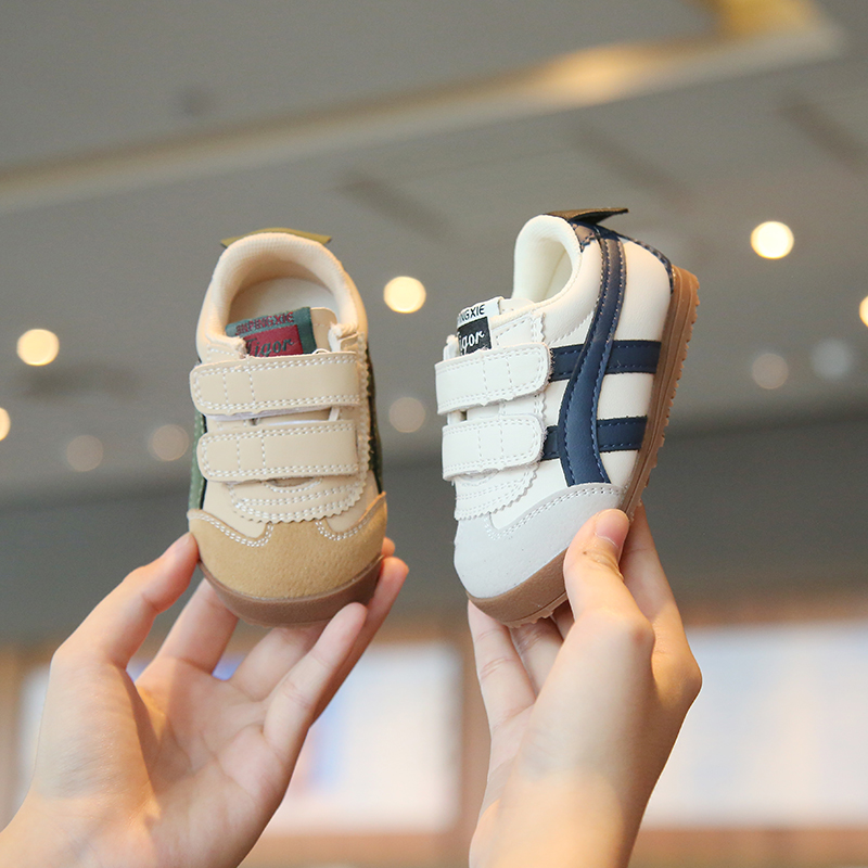 春秋季宝宝鞋子女1一2岁婴儿鞋男小童鞋休闲防滑软底透气学步鞋子
