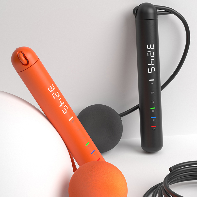 健身怪兽 智能语音跳绳双绳模式运动高效智能计数跳绳