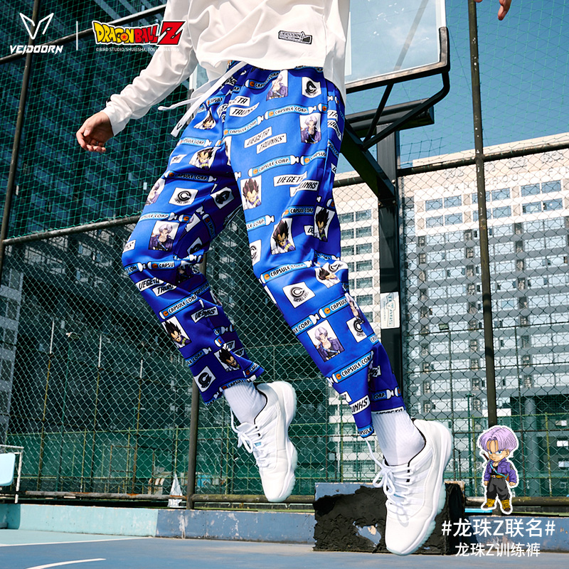 【当季新品】维动龙珠Z联名款训练裤美式秋冬运动宽松印花
