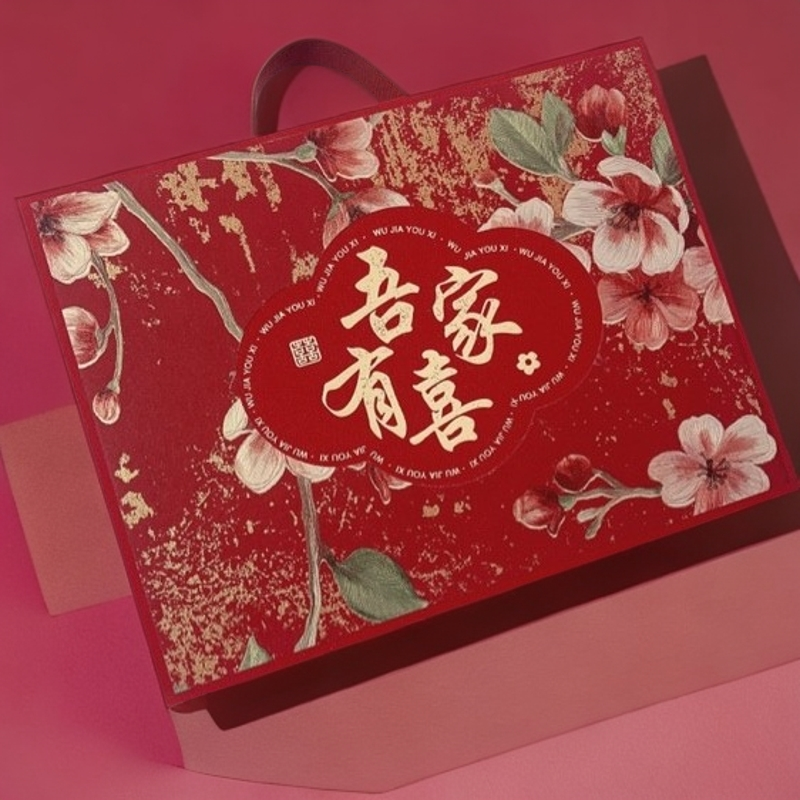 结婚礼盒吾家有喜礼盒订婚组合礼品