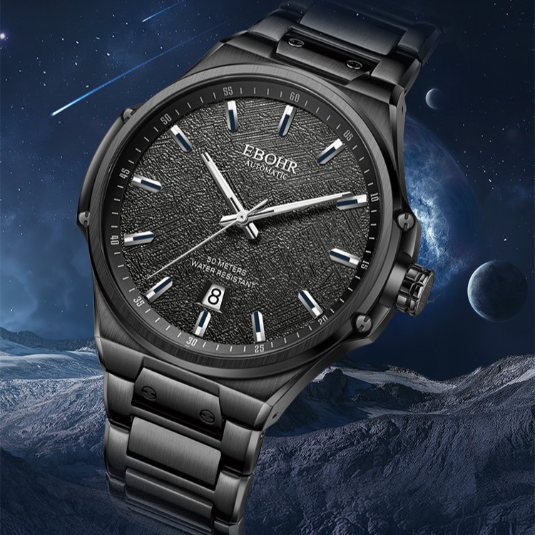 新品依波手表男2108全自动机械表陨石纹探索者防水男士表1125正品