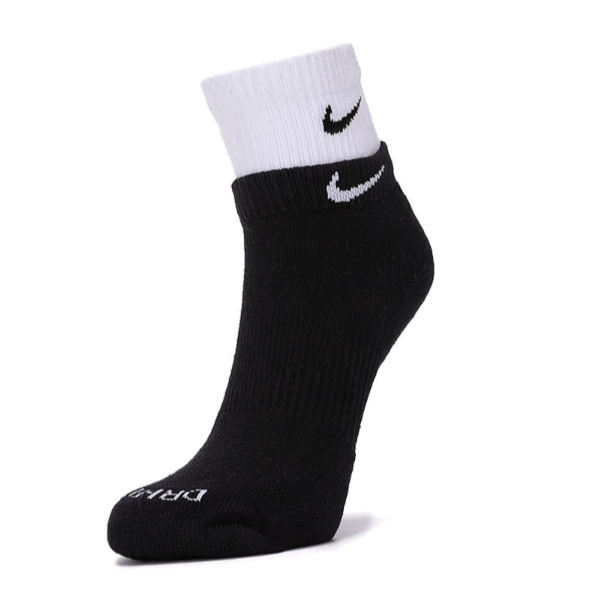 耐克/NIKE男女运动袜休闲袜双勾拼接袜子1双装 DH4058011 #HB