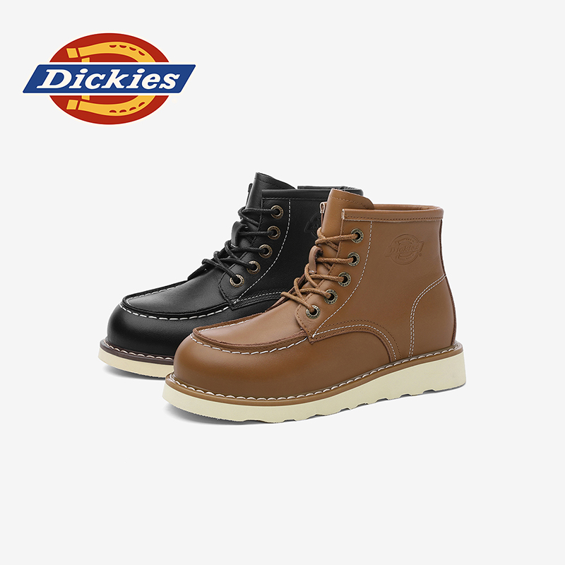 Dickies大童2025秋冬男童女童马丁靴流光风潮流中高帮户外大棉靴