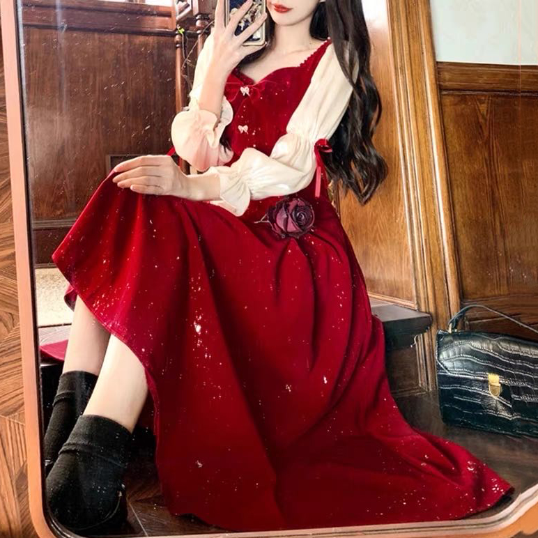 【1301-1400】设计师样板衣秋冬新款连衣裙