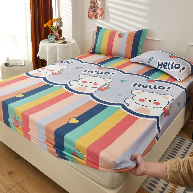 【防滑床笠】床笠单件席梦思保护套床罩床套床垫套床套罩单人磨毛