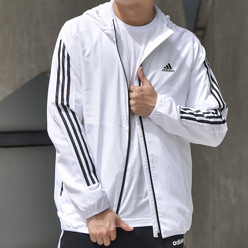 Adidas阿迪达斯薄款夹克男装春季运动服防风衣外套休闲夏季GF3964
