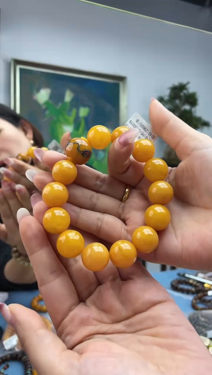 【闪购商品】蜜蜡手串未镶嵌016 37/39