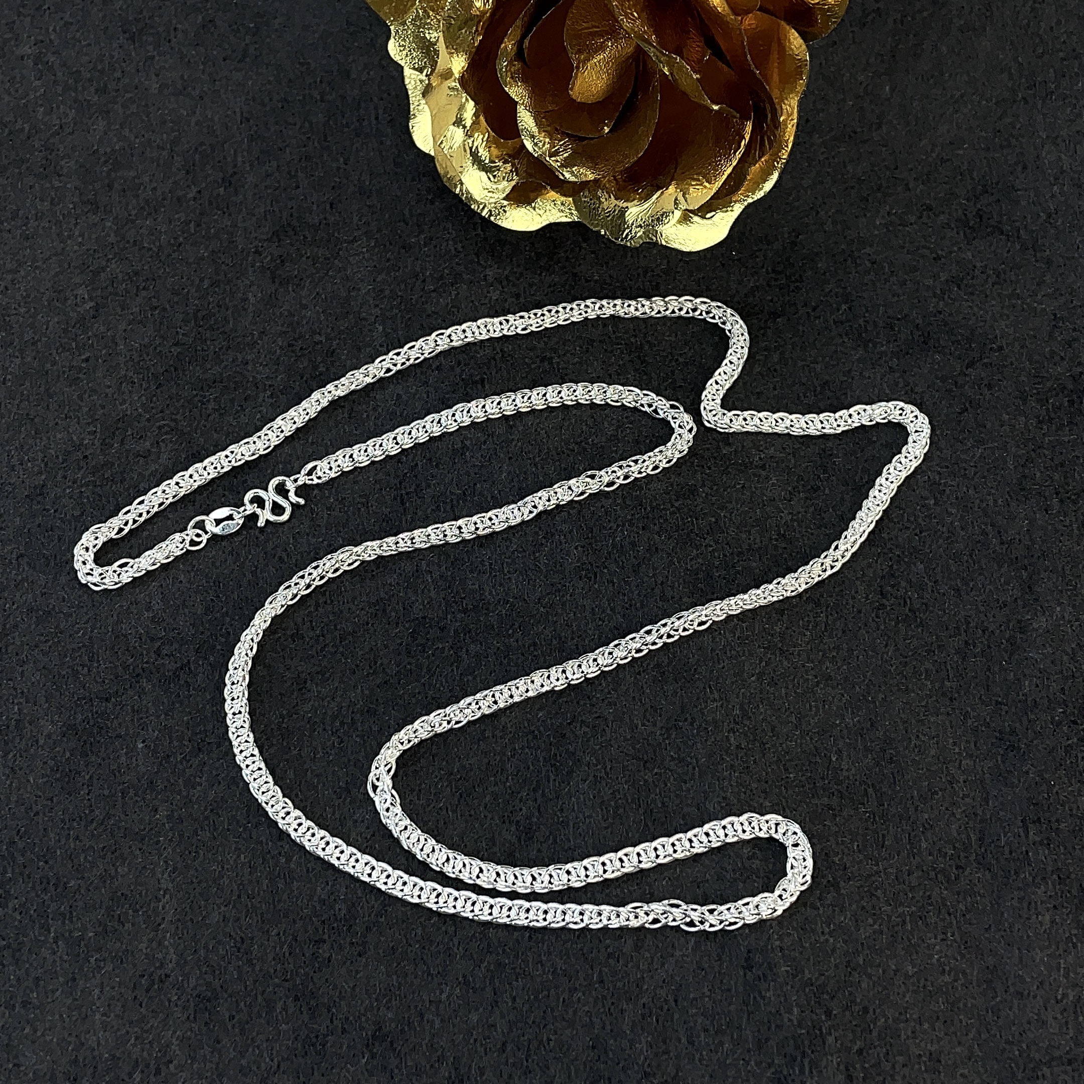 君派 链子足银 【肖邦链】50cm、60cm粗链条四季项链新品简约百搭