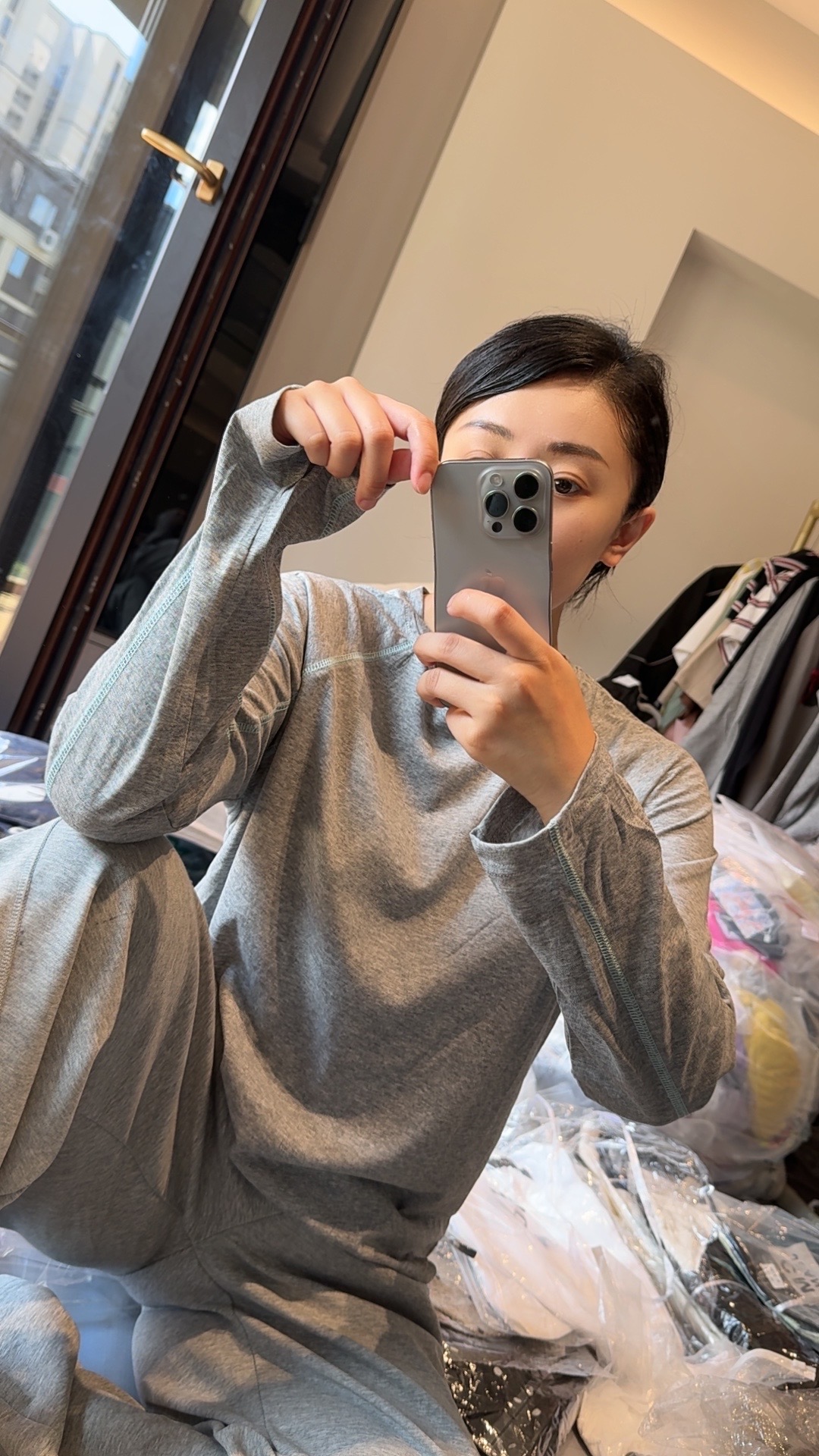百搭2024年秋季甜美慵懒风撞色亲肤打底衫长袖休闲T