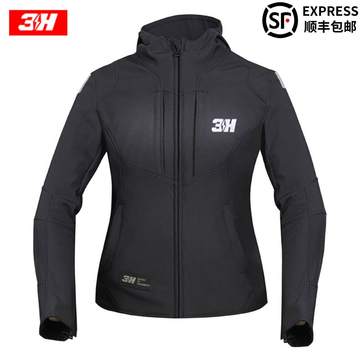 3H摩托车骑行服女四季防水防摔休闲机车赛车夹克上衣骑士修身摩旅