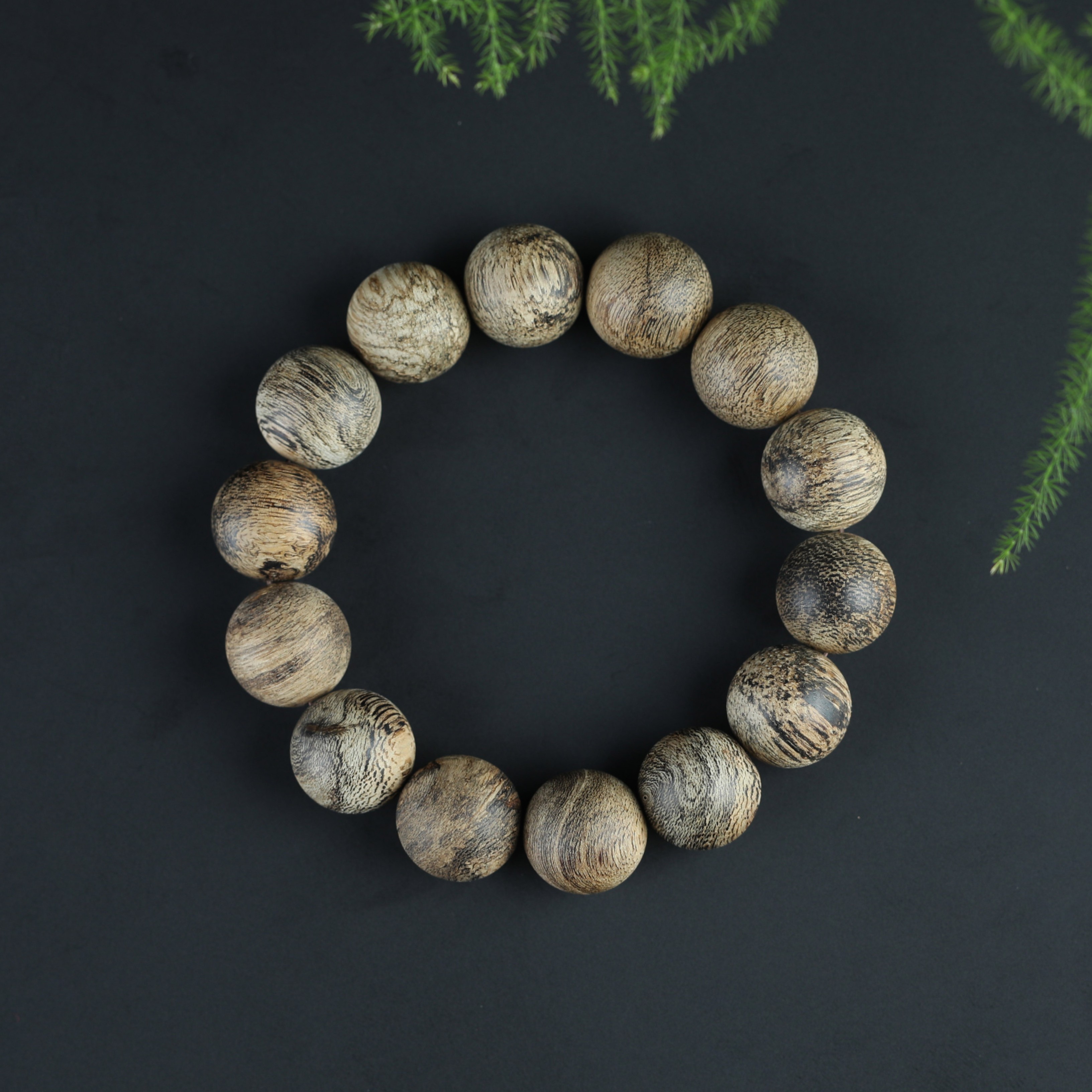 汇安达拉干沉香29克16mm手串单圈【一闻即爱】凉韵香味醇厚正区天然