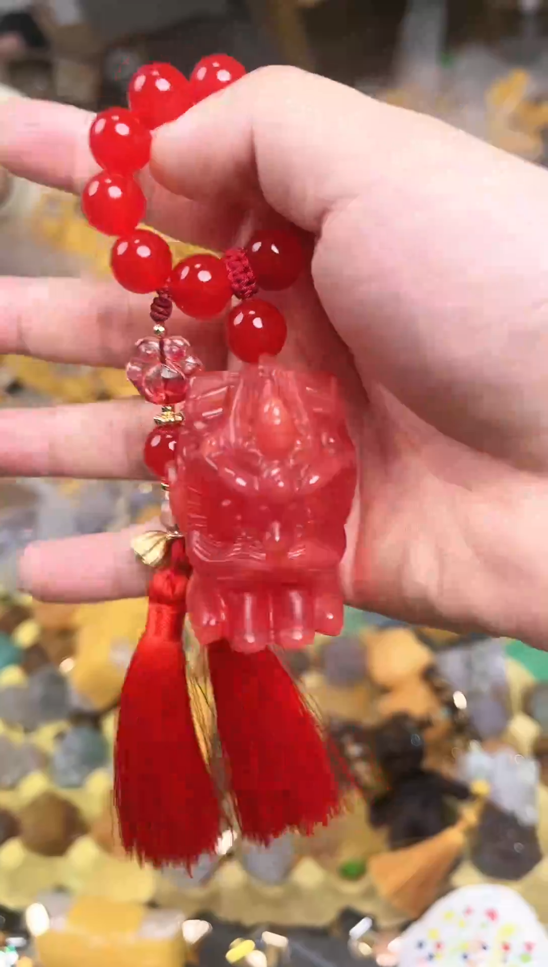 【闪购商品】红色龙狮