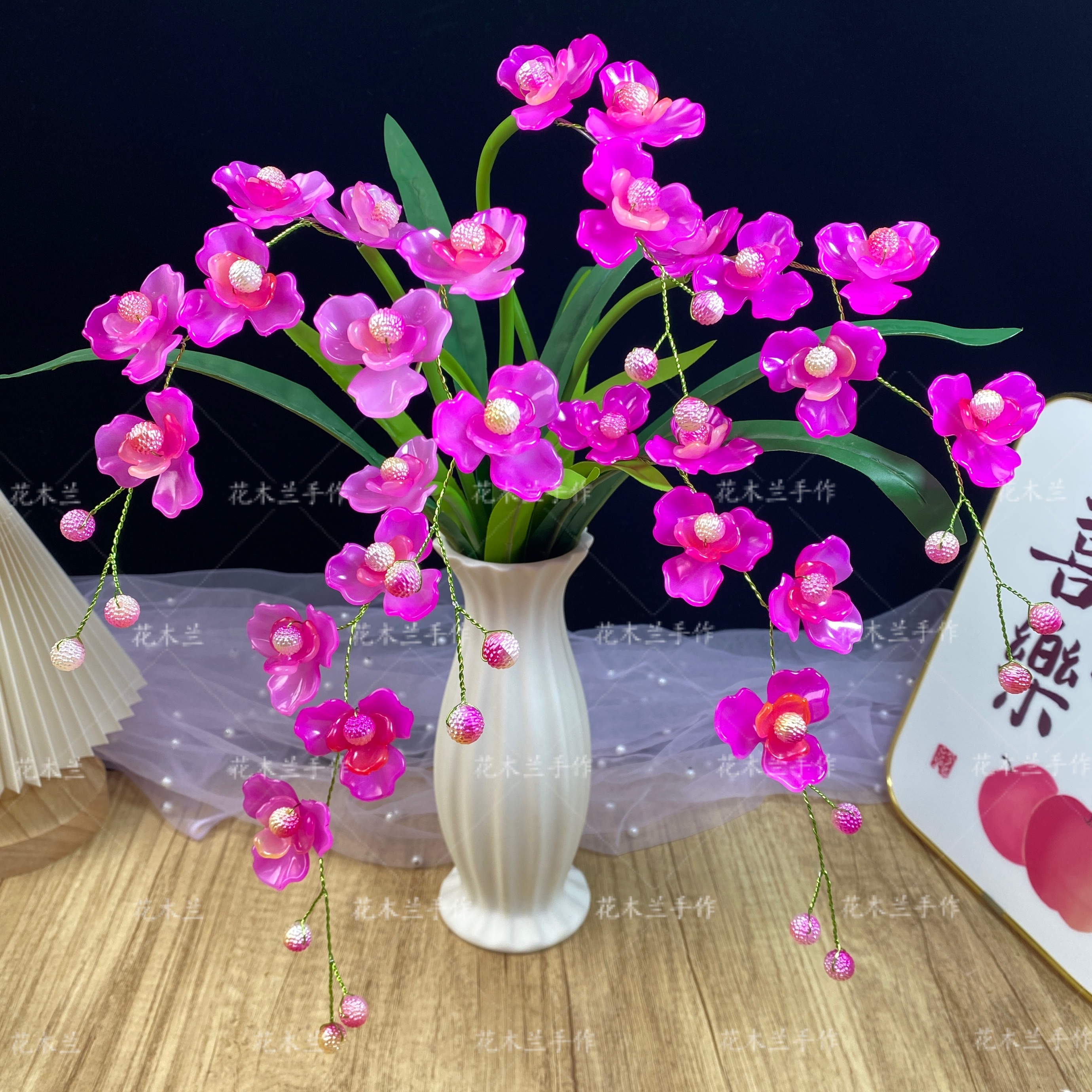 元旦节活动新款 富贵蝴蝶兰材料包