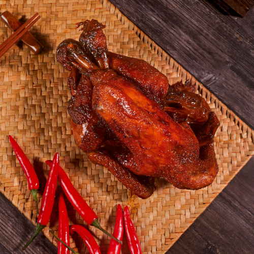 【香辣鸡】符离集烧鸡刘老二开袋即食甜辣新鲜熟食卤制中秋套装卤味