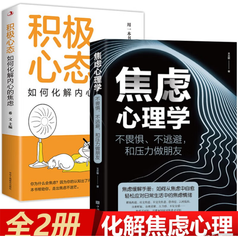 焦虑心理学积极心态 化解内心的焦虑不畏惧逃避 心理学书籍