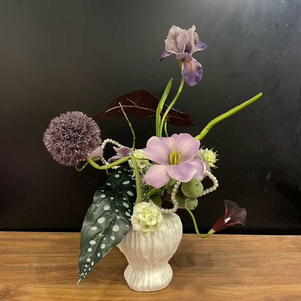 【菲娅】幸福美满 原创仿真花插花摆件