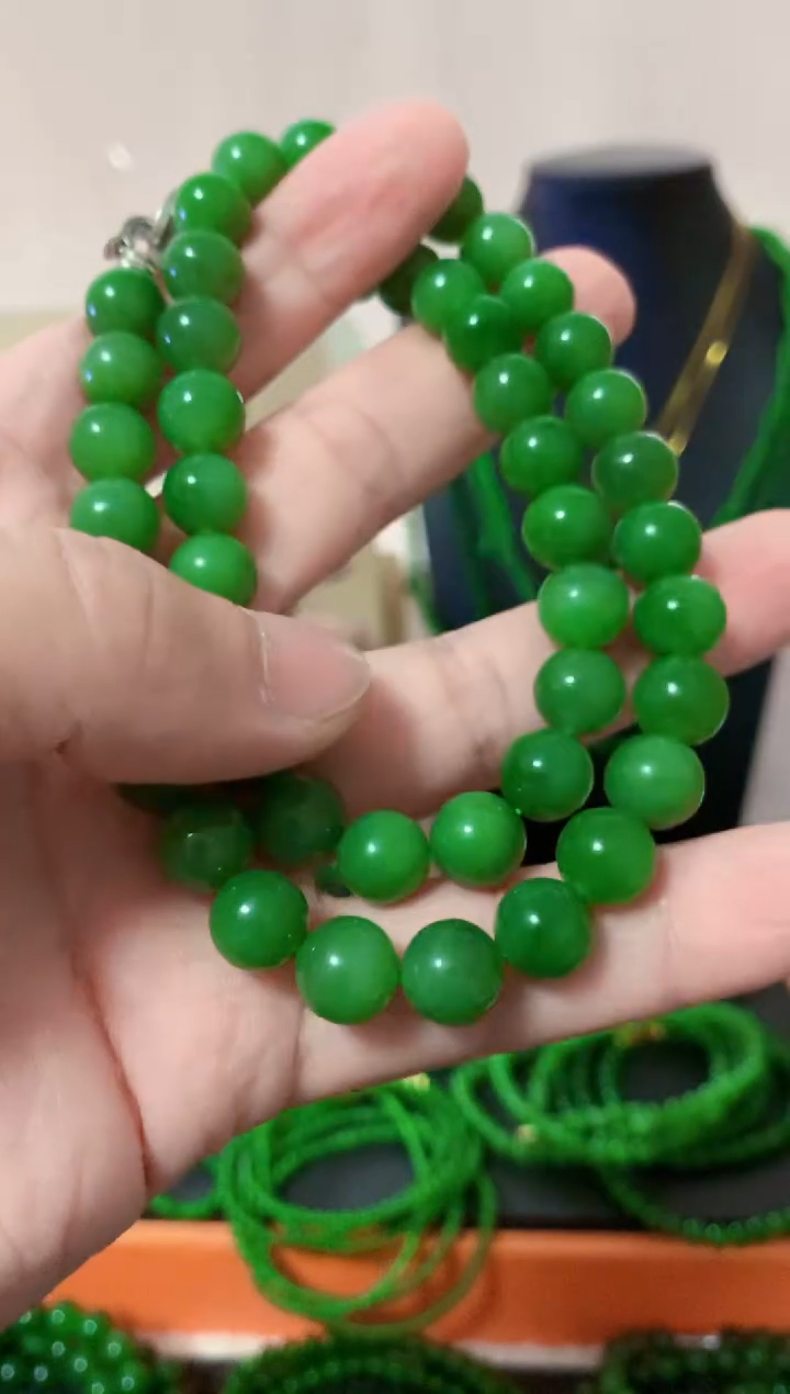 【闪购商品】和田玉（碧玉）项链未镶嵌9+